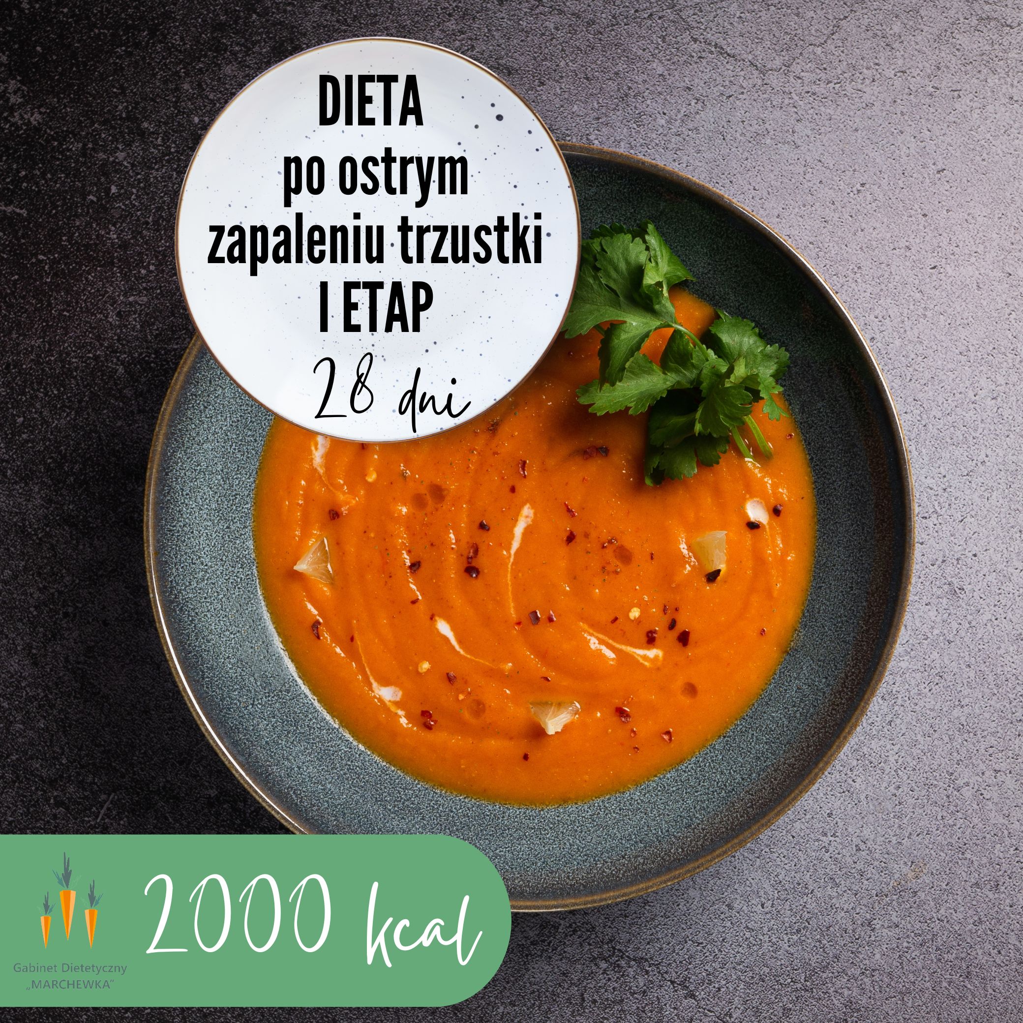 Dieta po ostrym zapaleniu trzustki I etap 28 dni